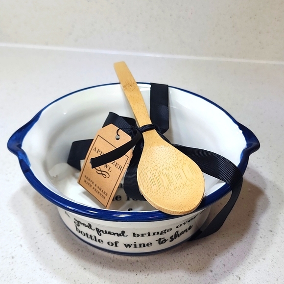 Appetizer Bowl and spoon. New in box - Picture 5 of 5